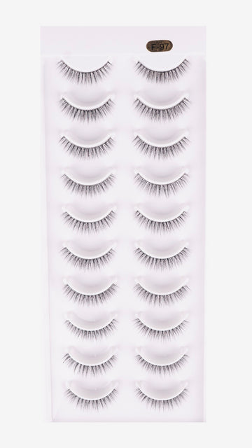 F-97 Natural False Eyelashes – Soft, Wispy & Lightweight Strip Lashes